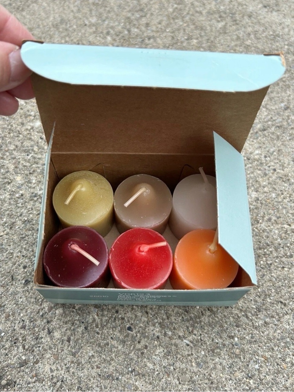 Iced Snowberries 6 Votive Candles By Partylite